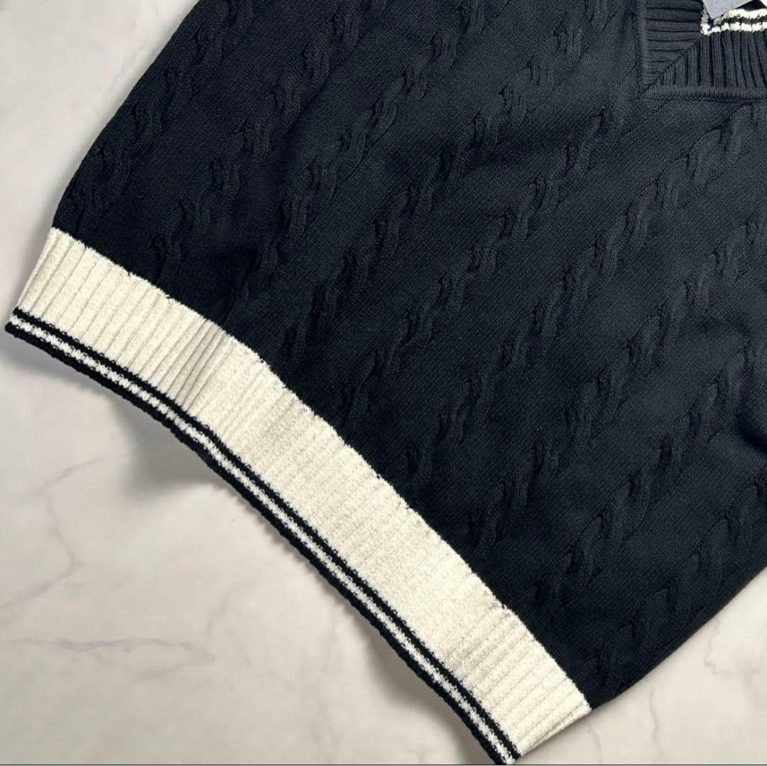 美品✴︎ 【FREDPERRY RayBEAMS別注 】チルデンニットベスト 黒