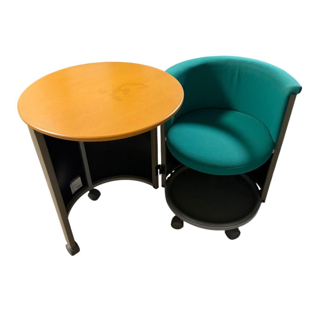 KOKUYO 折りたたみ式 テーブル一体型チェア 応接用