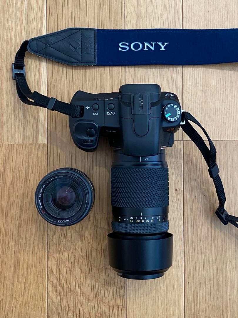 SONY α200 デジタル一眼　35-105 100-300 ダブルレンズ※注