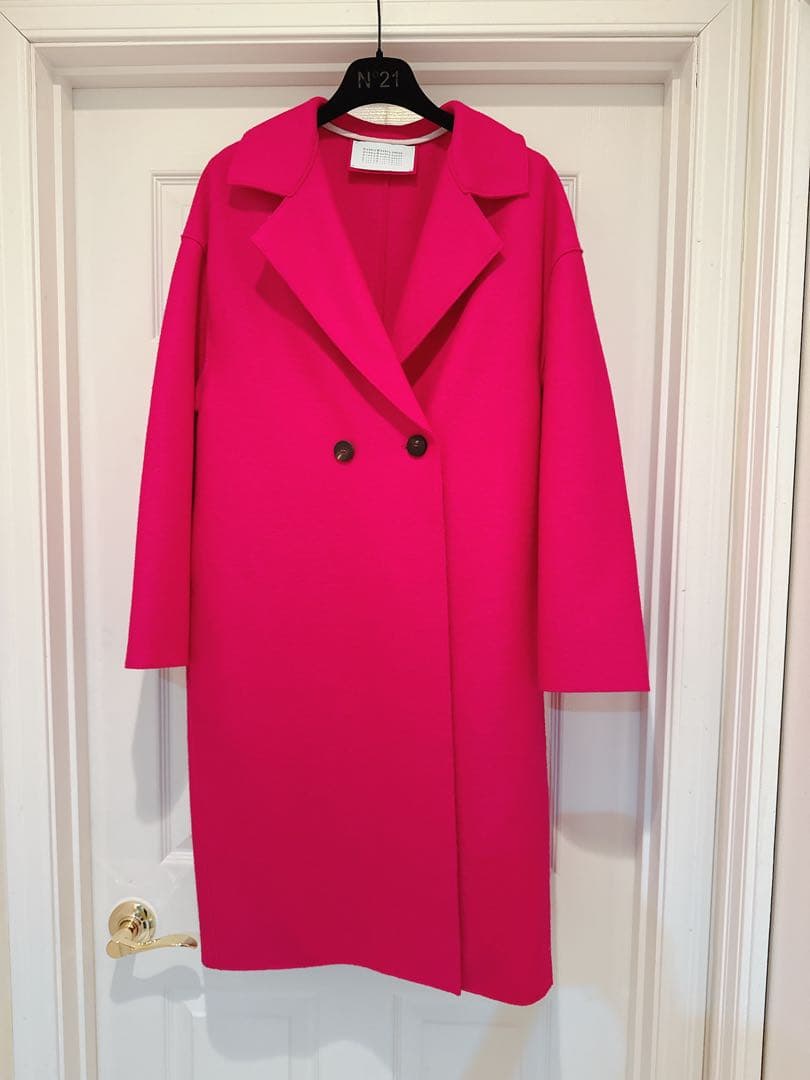 ハリスワーフロンドン HARRIS WHARF LONDON ピンク コート