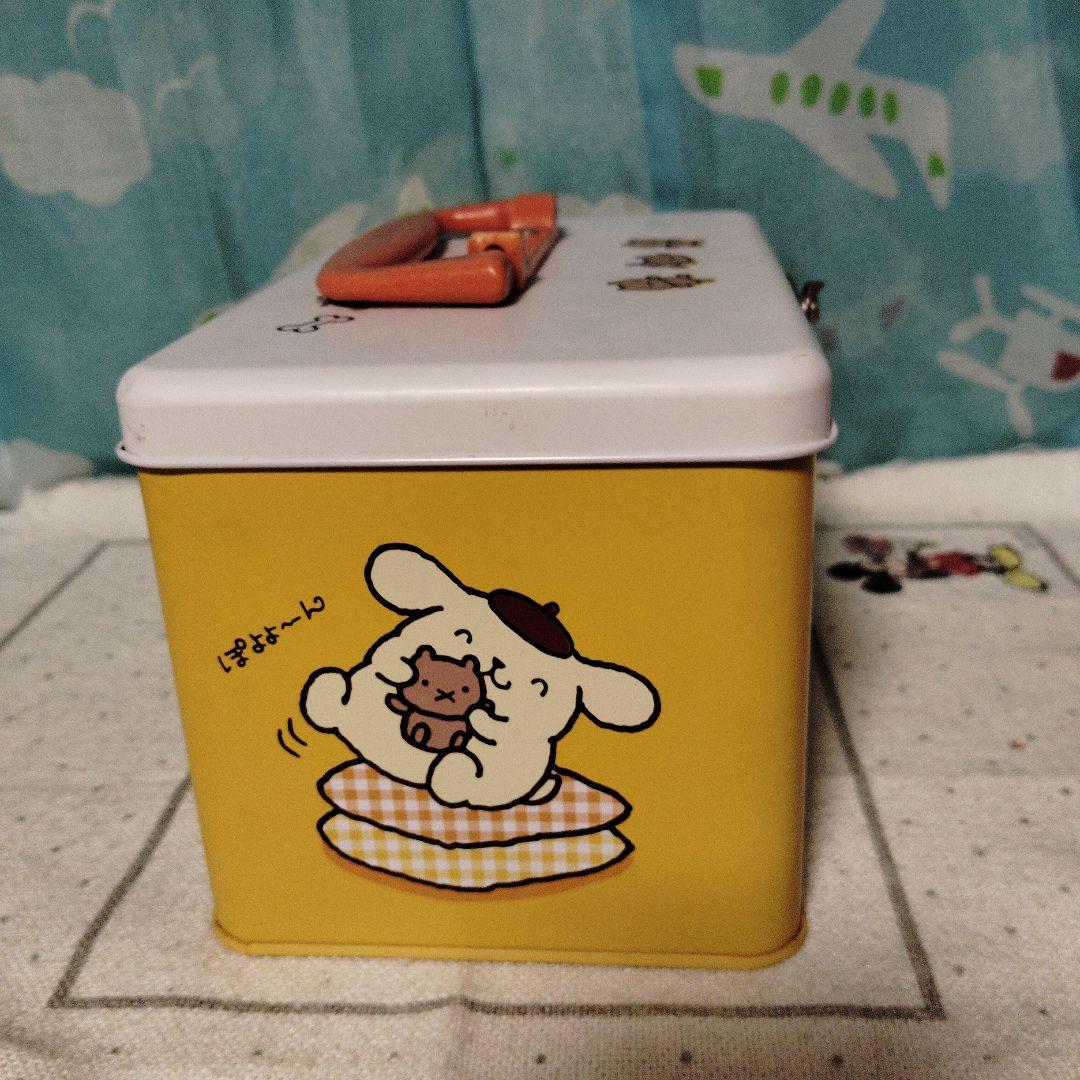 ポムポムプリン ケース 小物入れ レトロ　缶