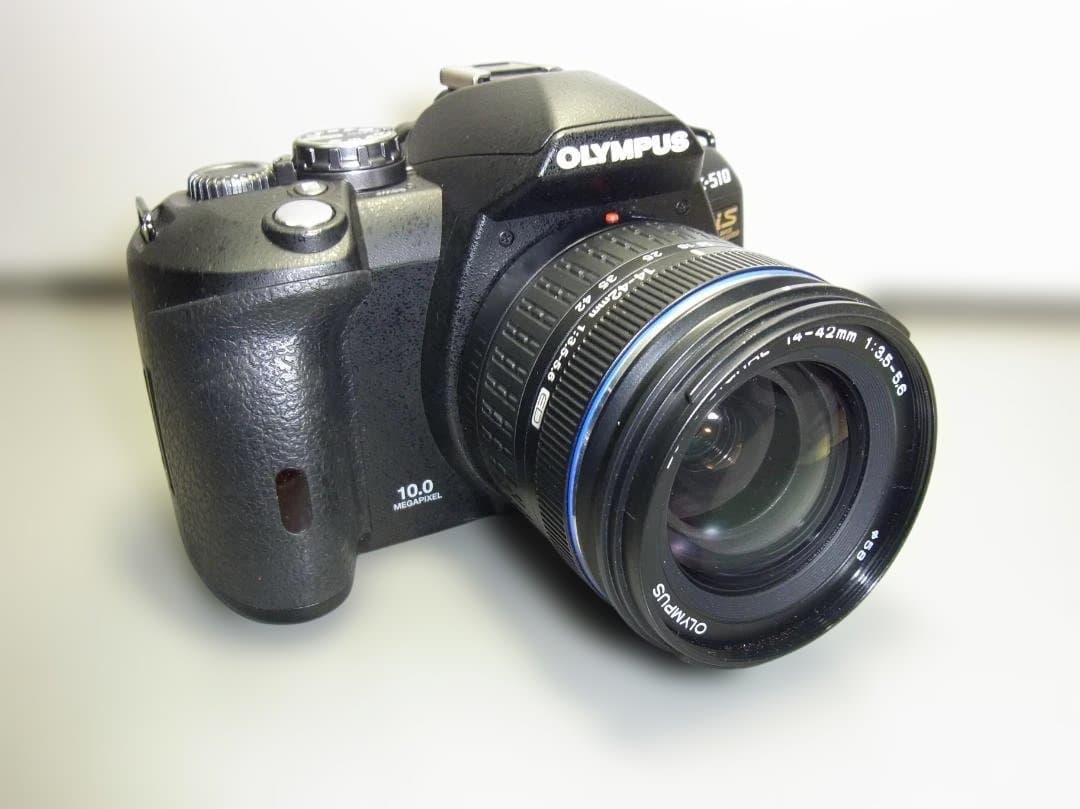 066　オリンパス E-510 カメラAF　電池　メモリーカード付　送料込み