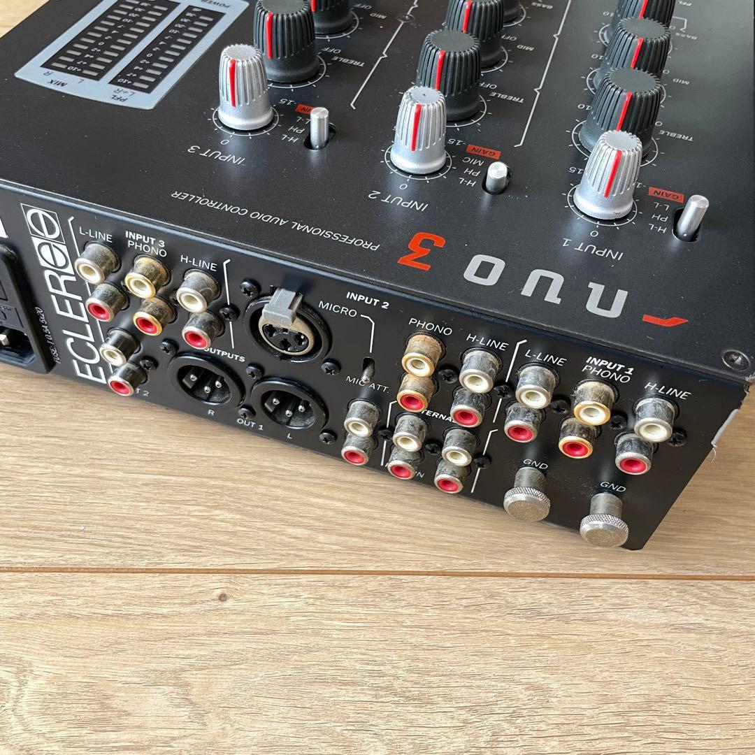 ECLER NUO 3 高音質 DJミキサー プリアンプ エクラー ヌオ