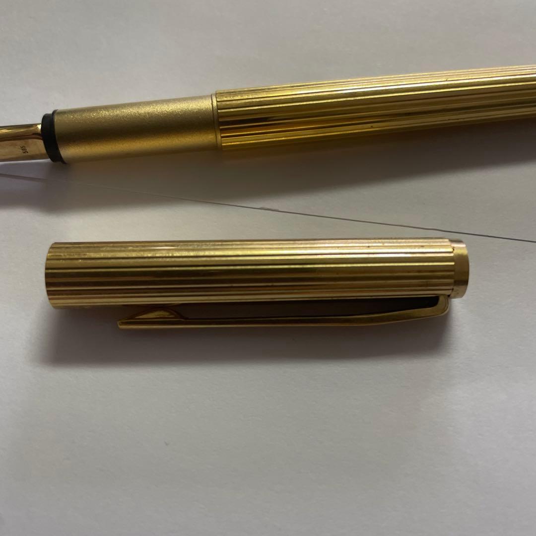 モンブランノブレスゴールド 万年筆ペン先585細字