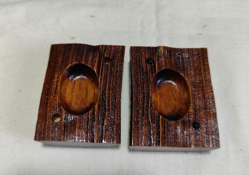 中村孝也作 蔦割香合 山葡萄