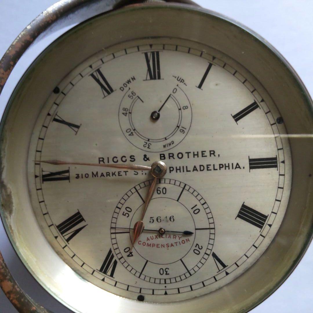 マリンクロノメーター　アンティーク時計　レア物　ジャンク品