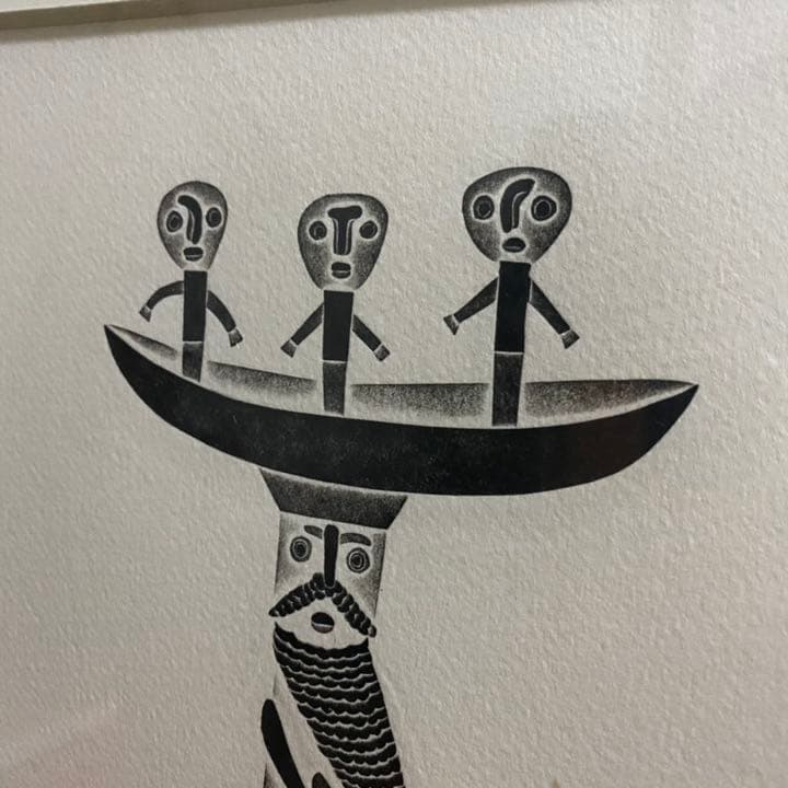 【望月通陽】『MOSES(モーゼ）』銅版画 1993年 直筆 限定部数6 箱付き