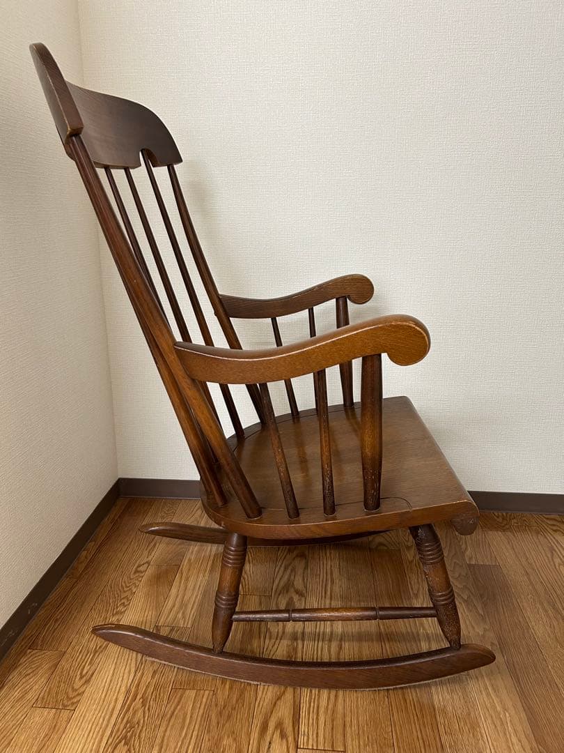 飛騨産業キツツキ 木製 ロッキングチェア アンティーク