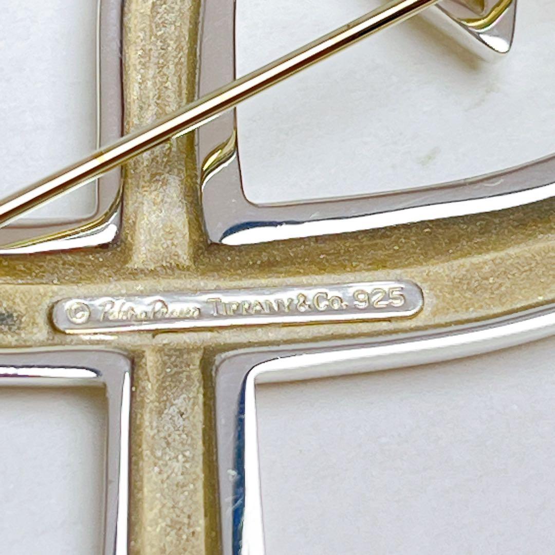 ティファニー　ラビングハート　ラージ　ブローチ　925