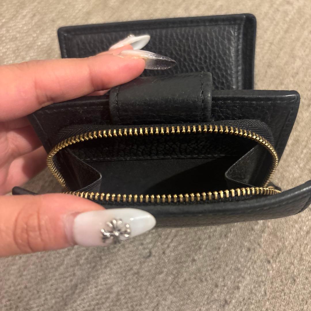 GGロゴ ブラック 二つ折り財布　GUCCI