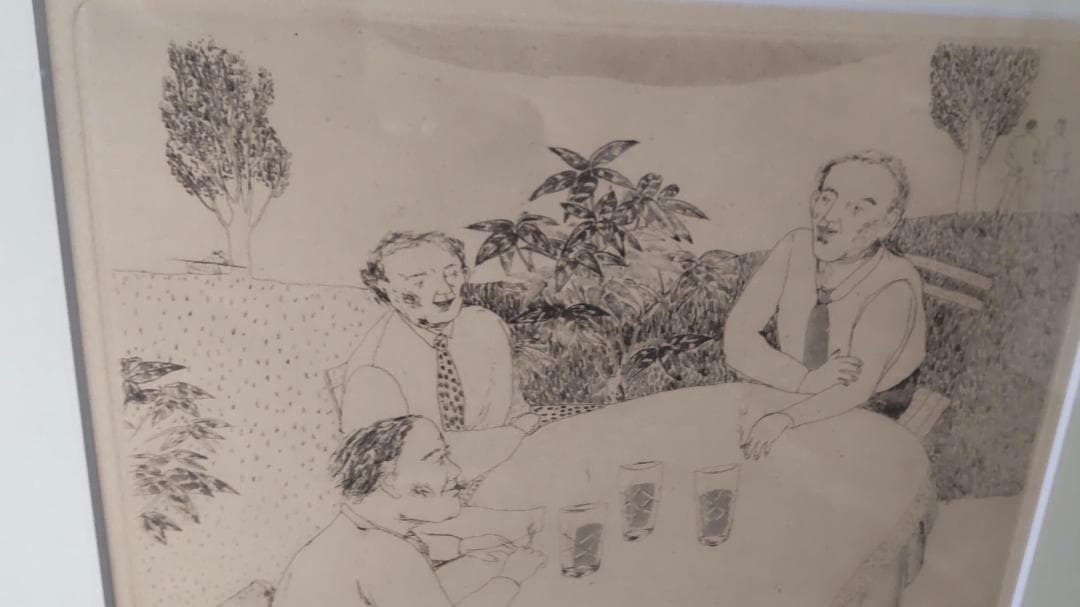 山本容子　銅版画　HEAVEN