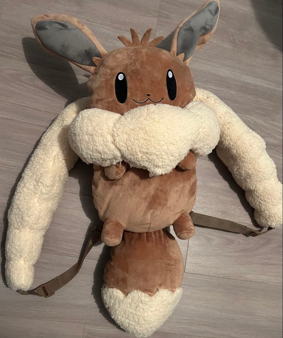 ボタンのイーブイリュック 約40cm タグ付き ぬいぐるみ