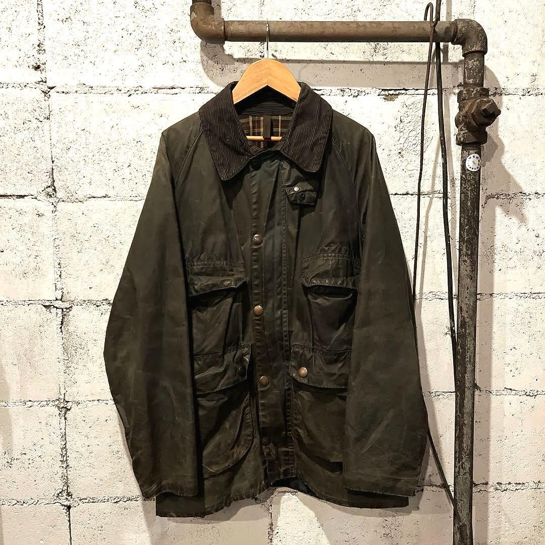 Vintage Barbour bedale 2クレスト 1980's 4つポケ