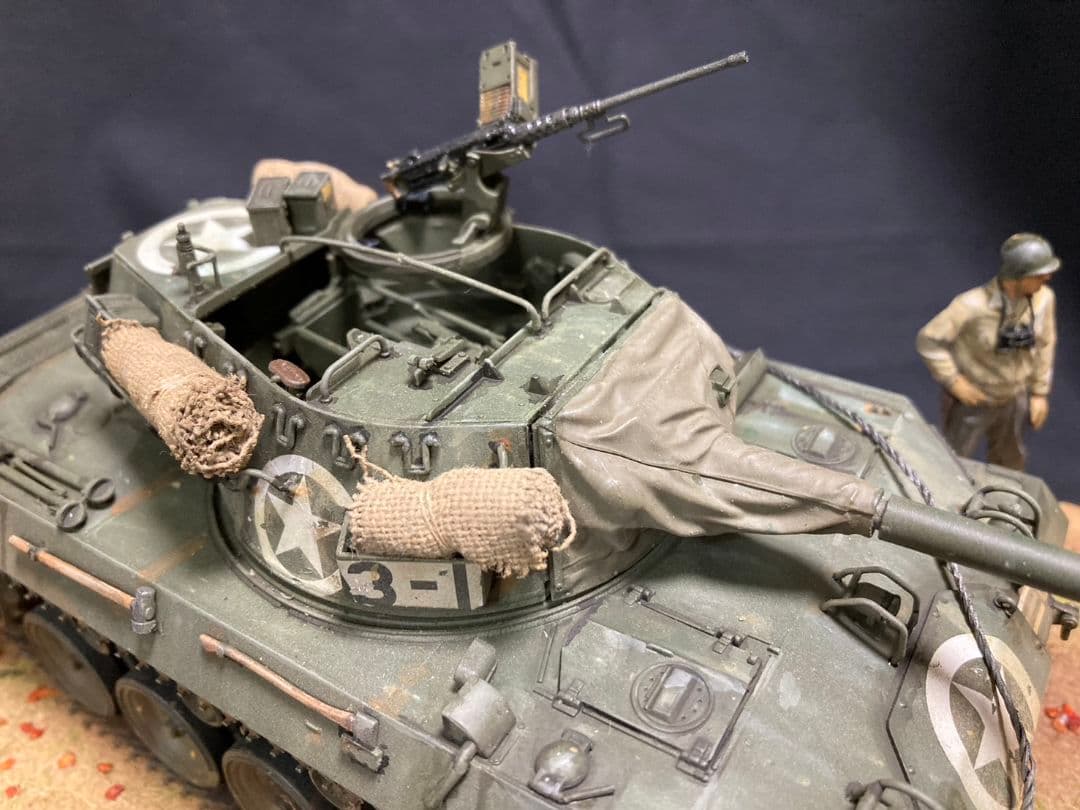 米駆逐戦車M18 ヘルキャット、イタリア　ミリタリー　ジオラマ
