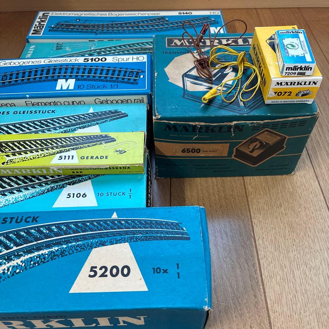 メルクリン HO 5140 他 電動ポイント 複線エンドレス両渡り軌道セット