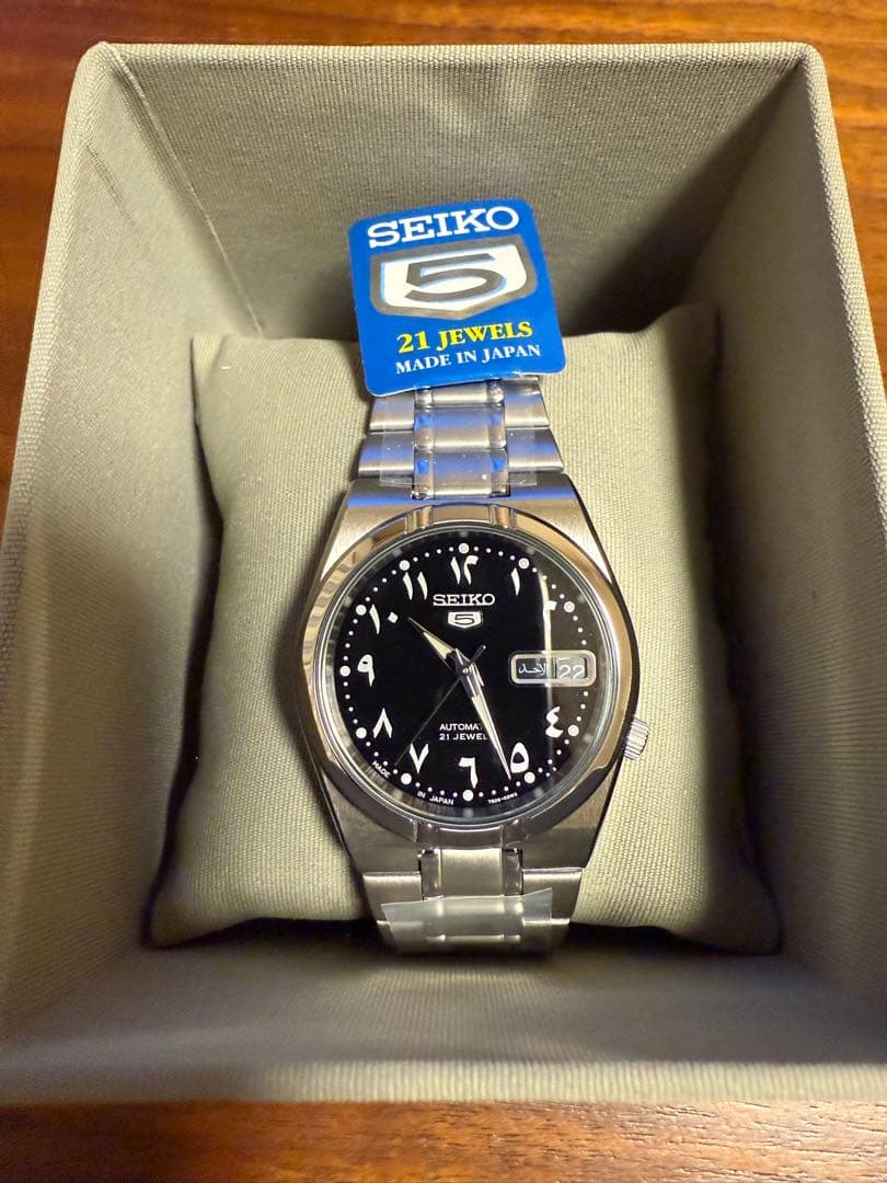 新品未使用 国内未発売 藤原ヒロシ SEIKO5 セイコー5 アラビック文字盤