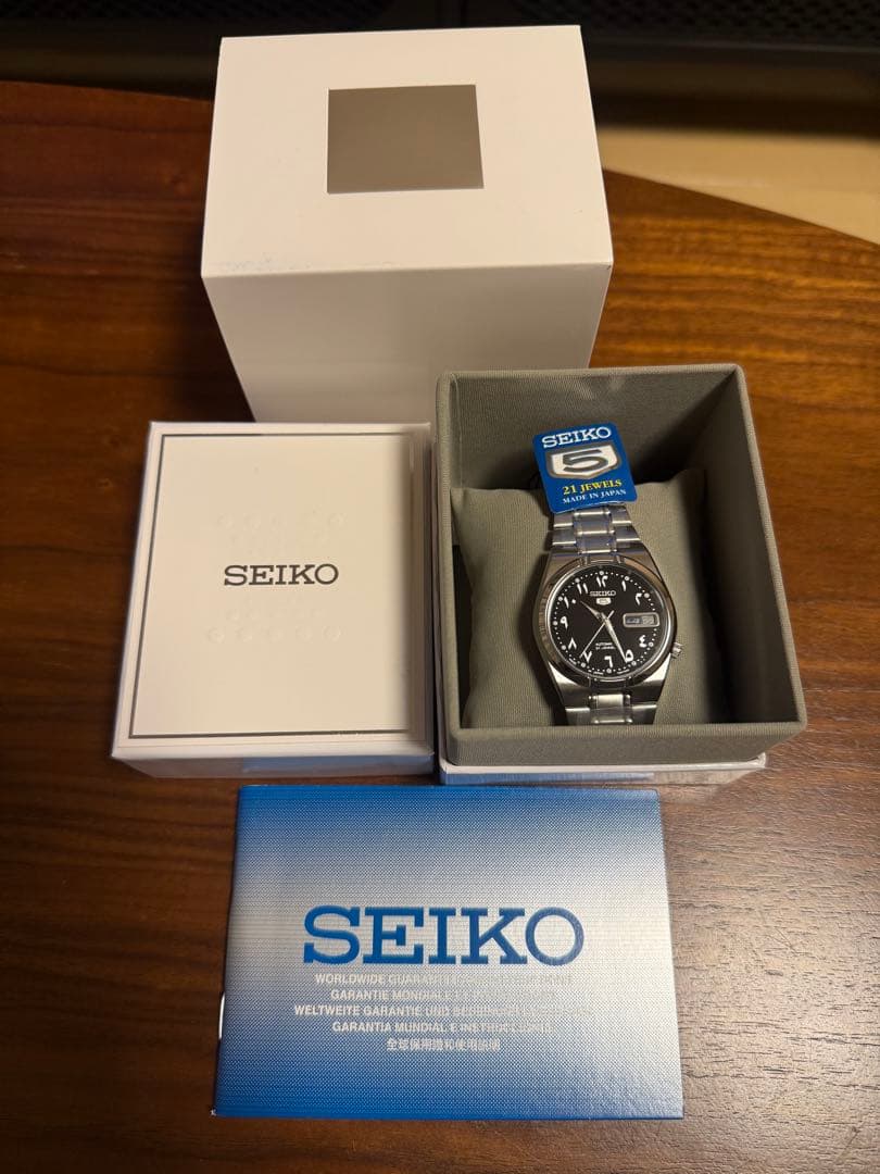 新品未使用 国内未発売 藤原ヒロシ SEIKO5 セイコー5 アラビック文字盤