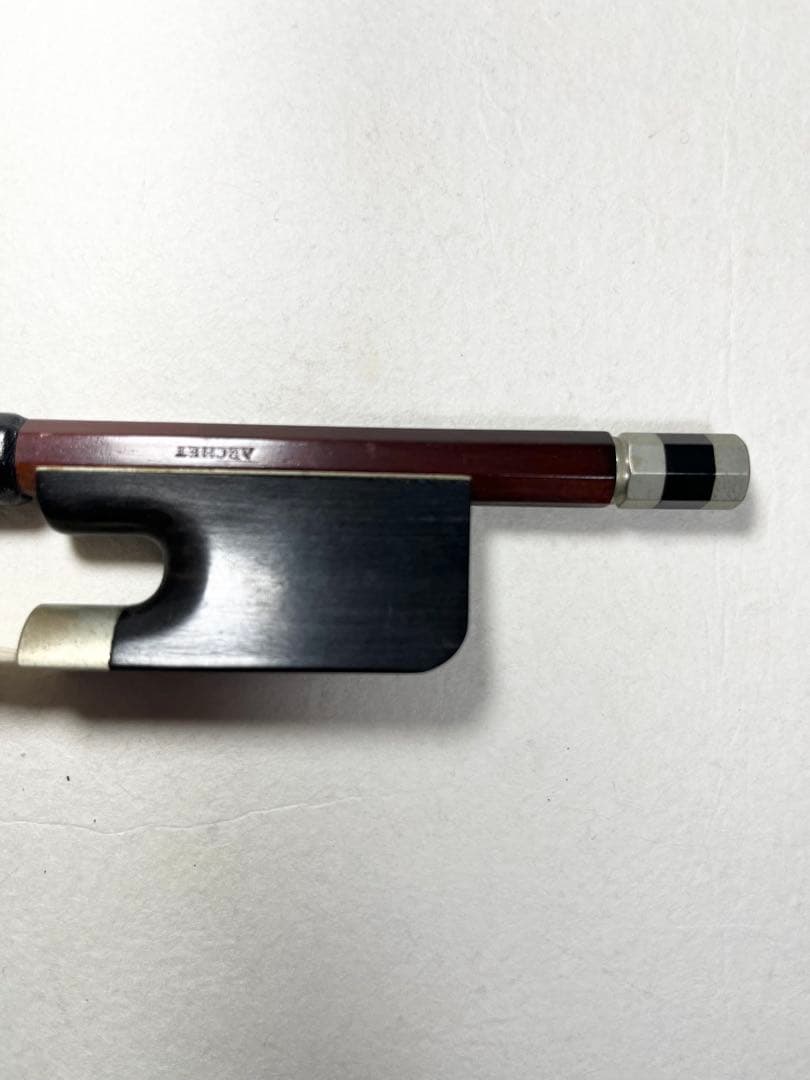 【深い音色】アルシェ　チェロ弓　ARCHET 80.1g 美品　4/4
