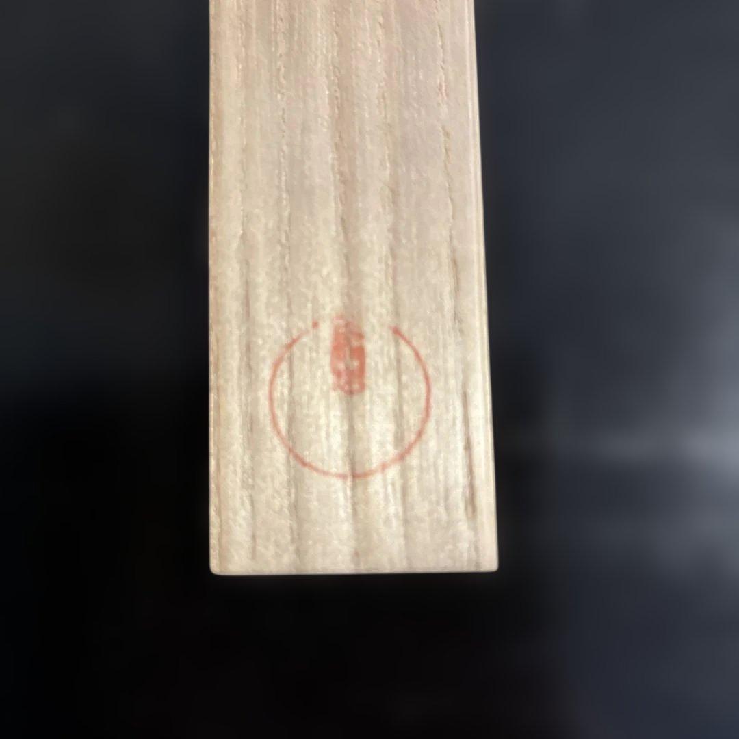 銀製　火箸　花頭　共箱　総重量56g