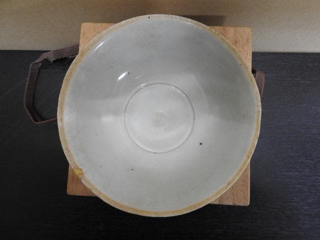 青磁平茶碗　清朝？　保存箱　MA379