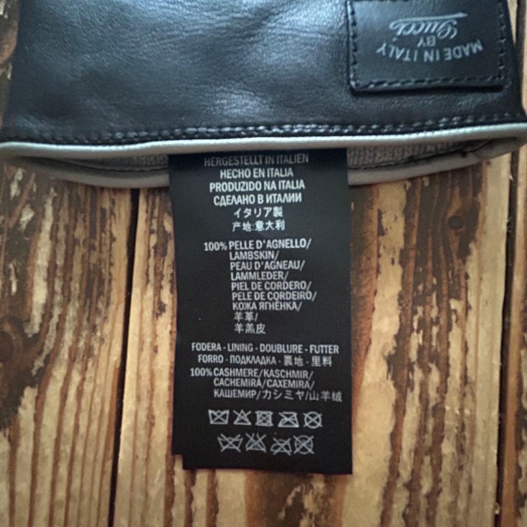 GUCCI レザーグローブ　メンズ　グッチ