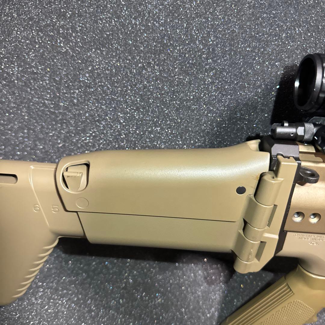 東京マルイ SCAR-L次世代電動ガン タンカラー スコープ付き