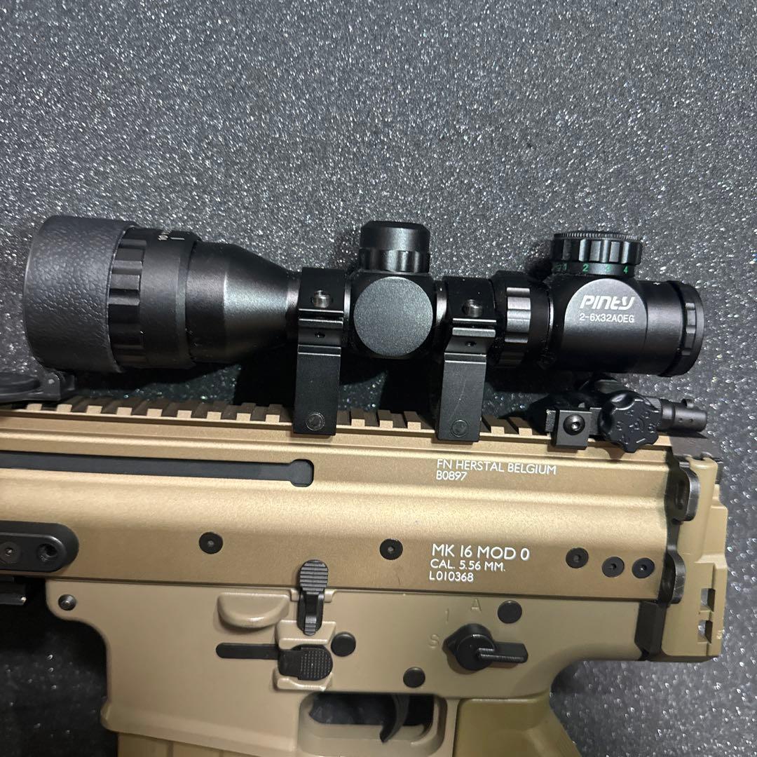 東京マルイ SCAR-L次世代電動ガン タンカラー スコープ付き