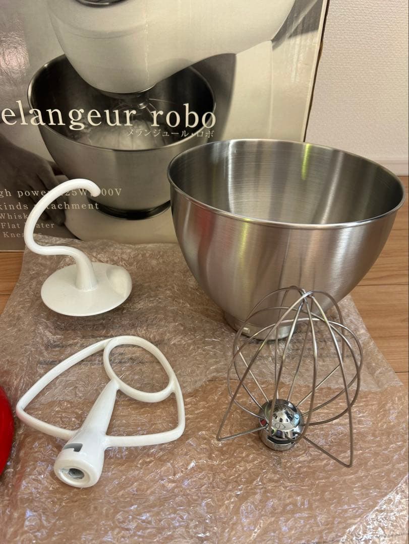 メランジュールロボR 赤 スタンドミキサー