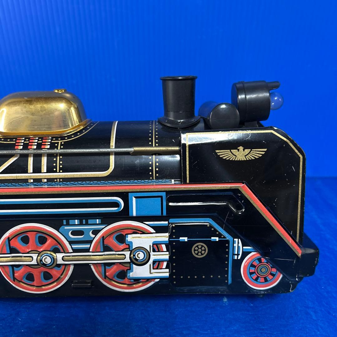 【稀少・昭和レトロ】マスダヤ　デゴイチロコ D5177 蒸気機関車 ブリキ機関車