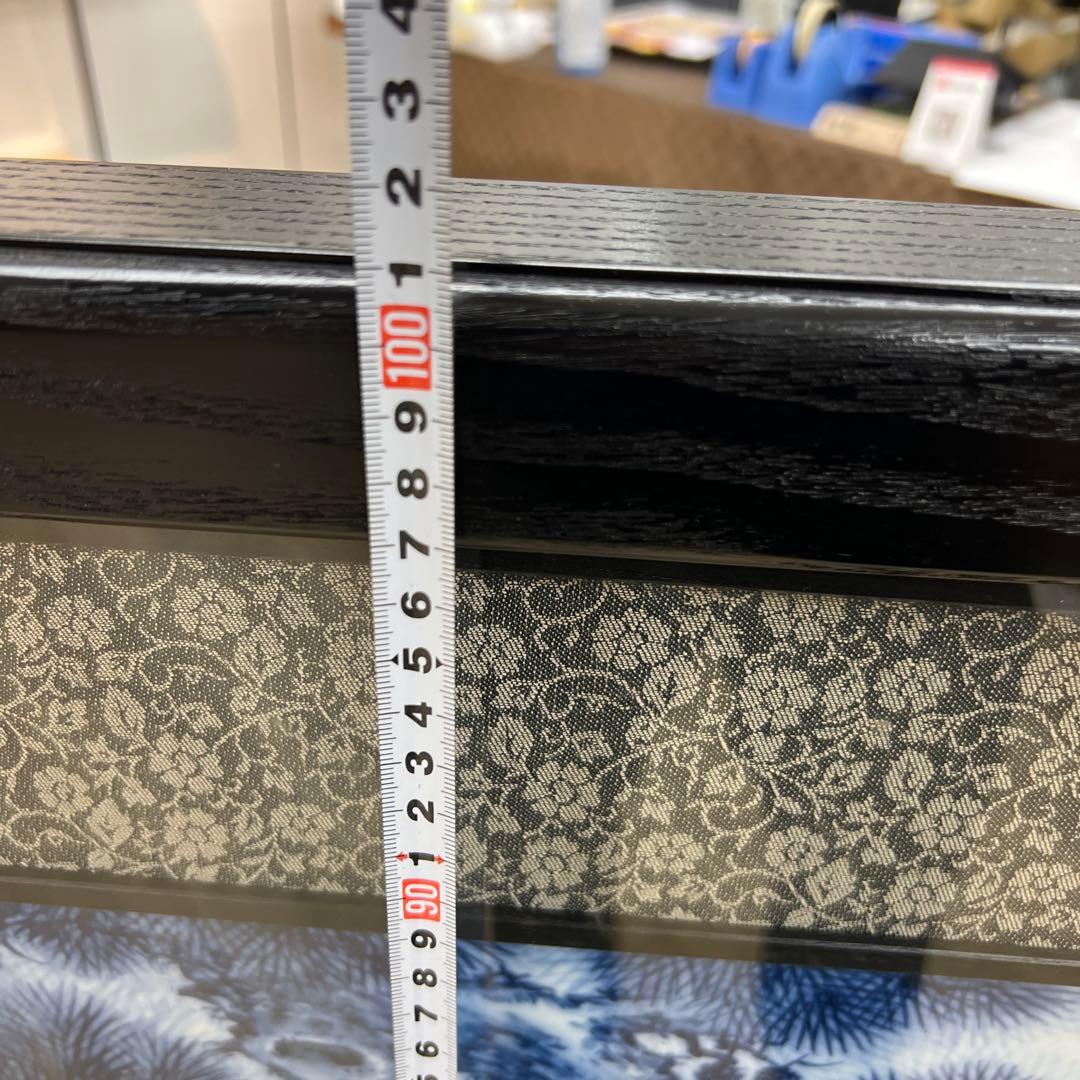 引き取り限定　神右衛門作　染付松鯉文　衝立　約101×130.5㎝　トトニ