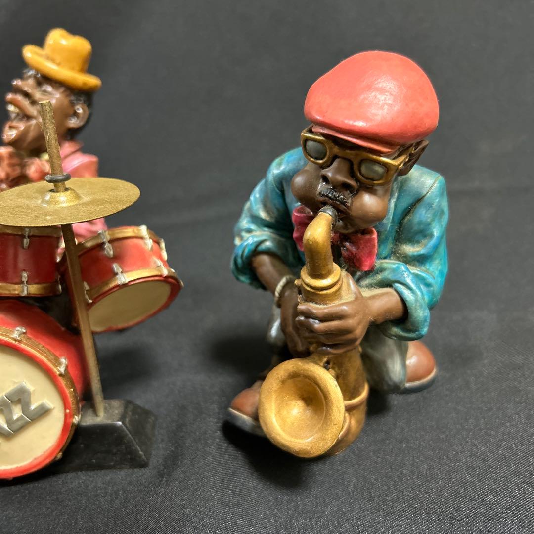 ジャズバンド 置物 フィギュア 元箱付属