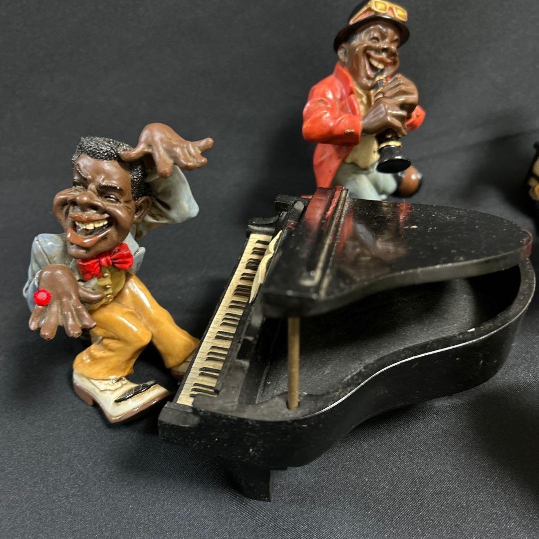 ジャズバンド 置物 フィギュア 元箱付属
