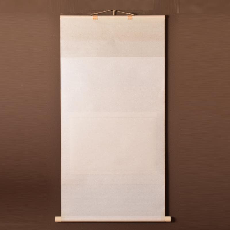 掛軸　講談社出版販売　大徳寺　春屋宗園筆　「無之一字」　複製共箱　V 4673A