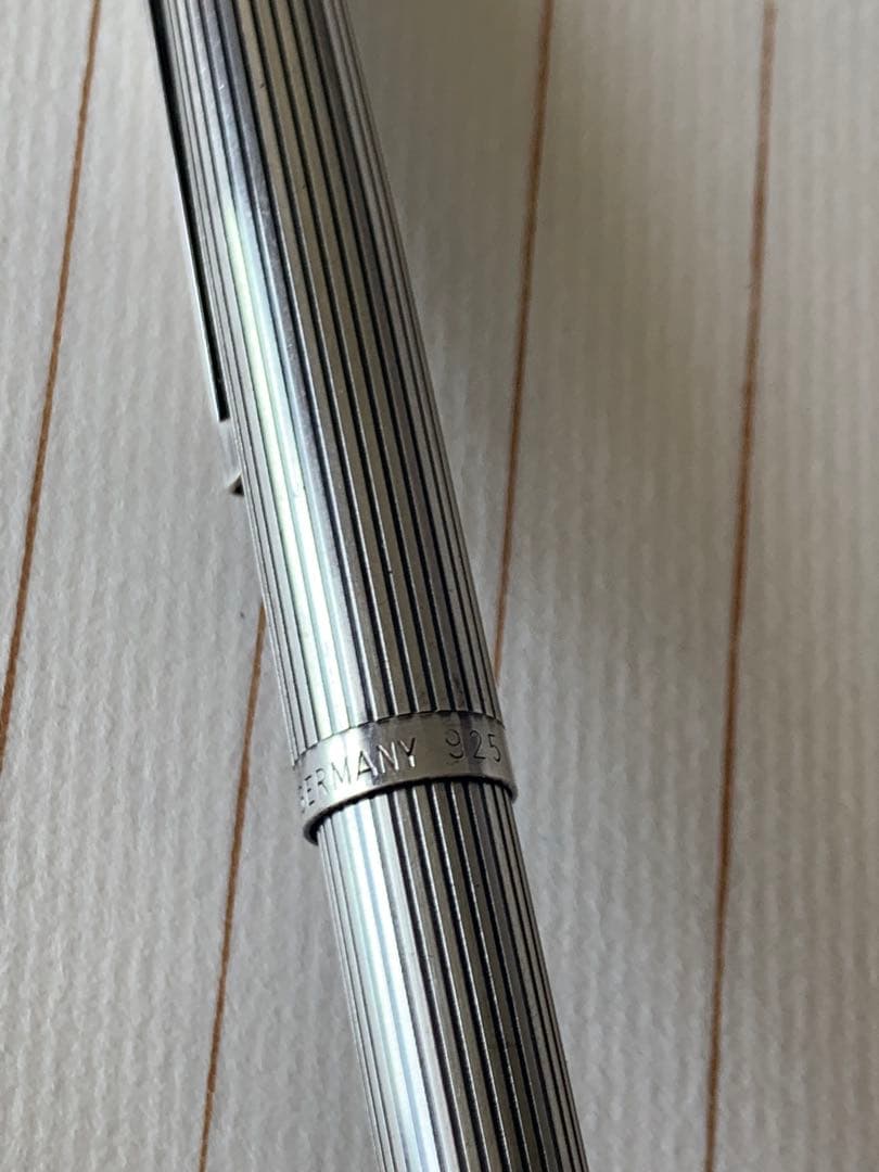 極めて希少 Rambold 925 シルバー 万年筆 14K WG