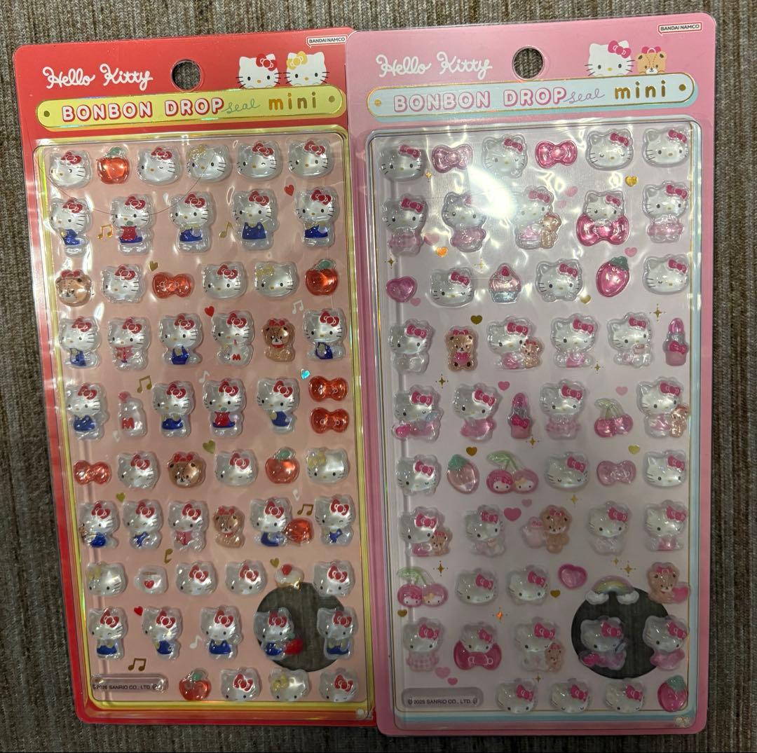 【正規品】サンリオ　ボンボンドロップシール　mini 7種