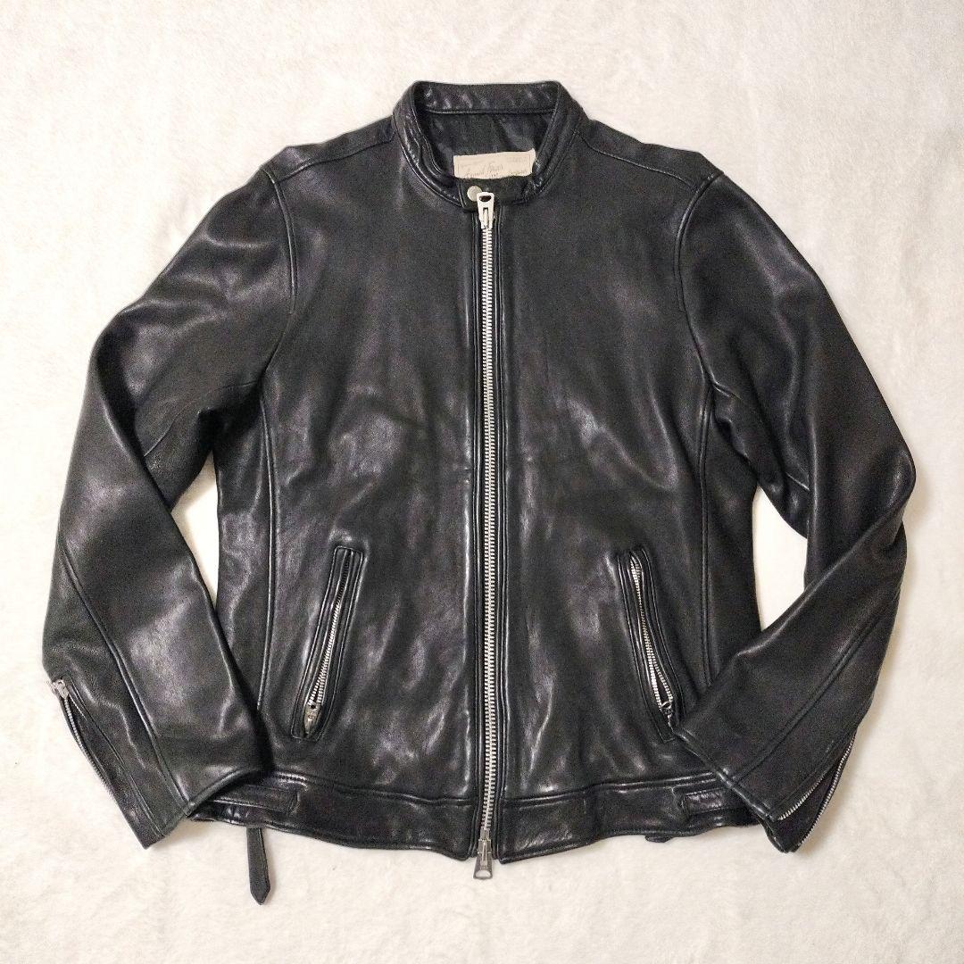 【人気モデル】アビレックス　XL　ラムレザー　シングルライダース　　ブラック