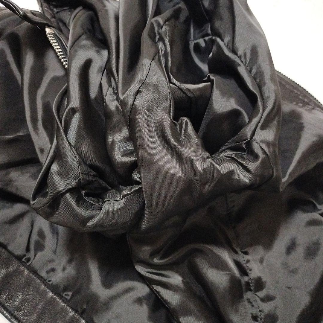 【人気モデル】アビレックス　XL　ラムレザー　シングルライダース　　ブラック