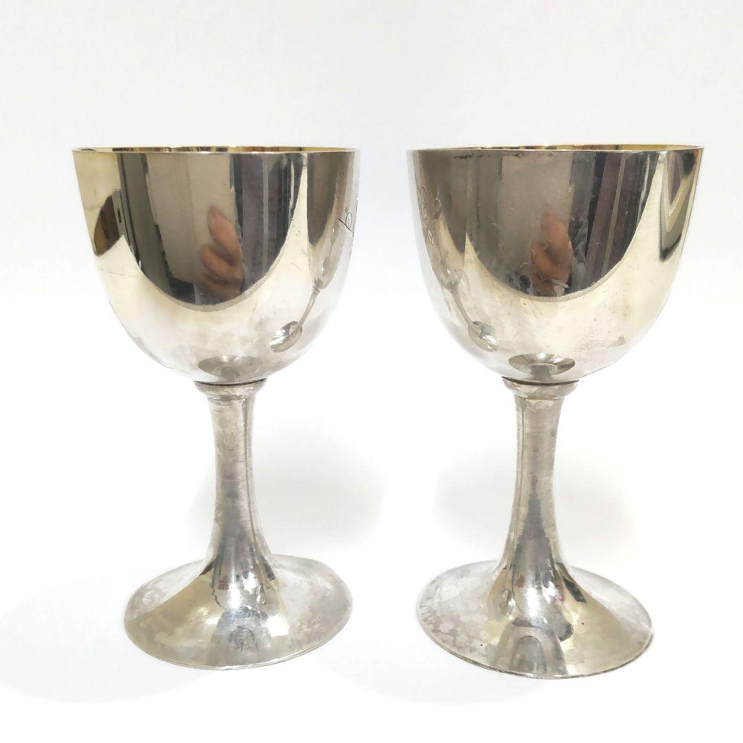 純銀　ワイングラス　杯　60.55ｇ　JJ227