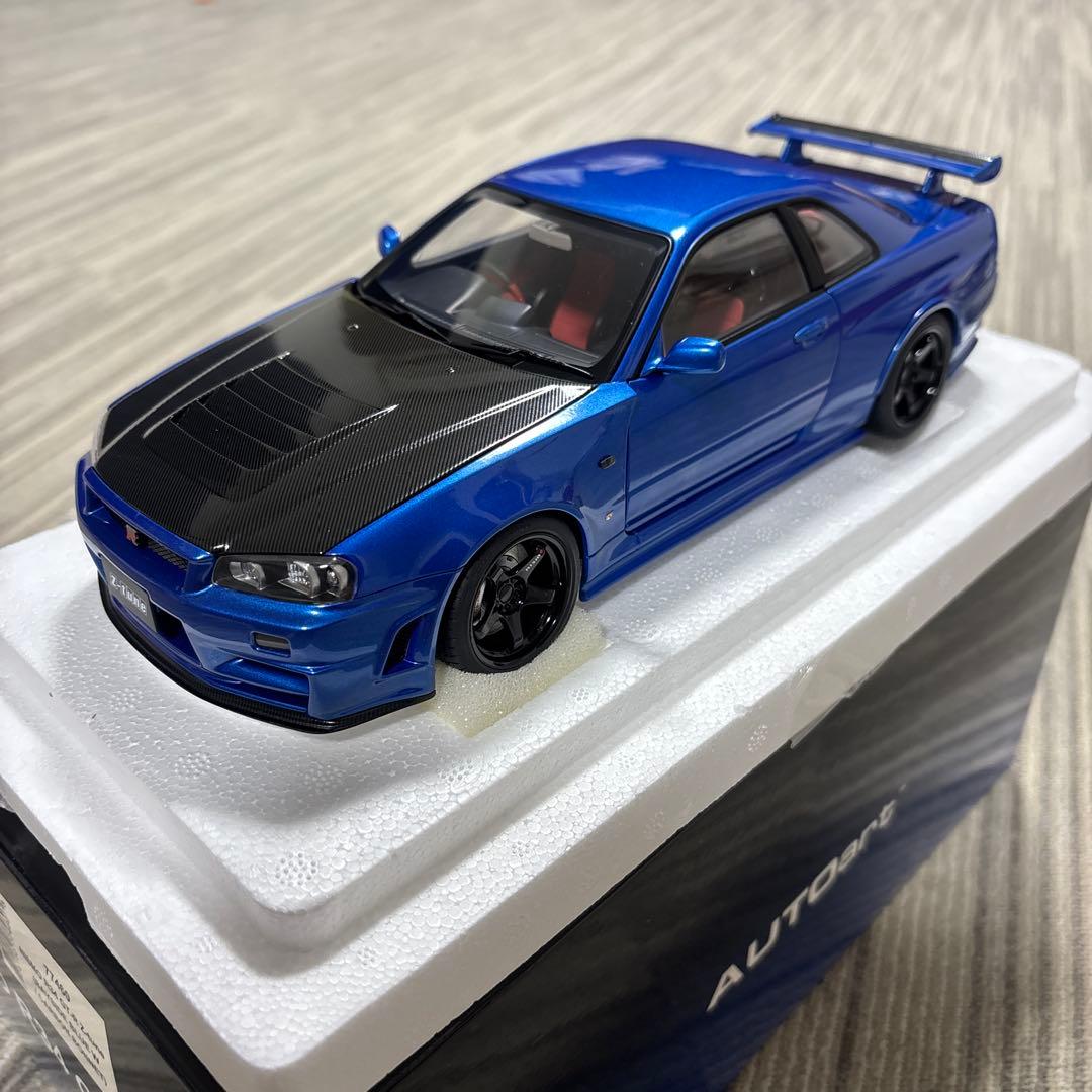 オートアート　R34Zチューン カーボンボンネット