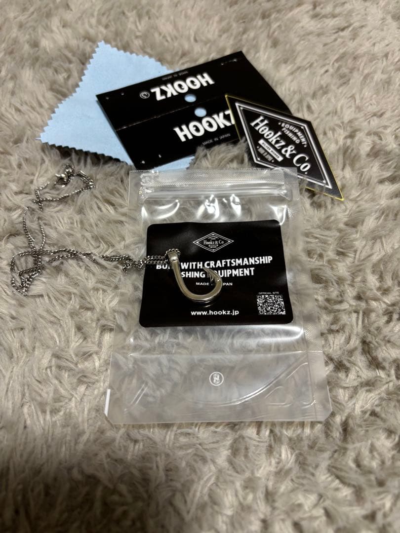 今週末までです。HOOKZ 釣り針ネックレス✨　美品です！販売やめます
