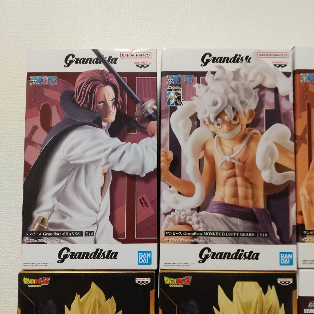 ドラゴンボール ワンピース ナルト Grandista フィギュア 12体セット