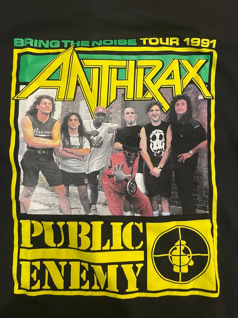 (2XL)ANTHRAX×PUBLICENEMY バンド　Tシャツ