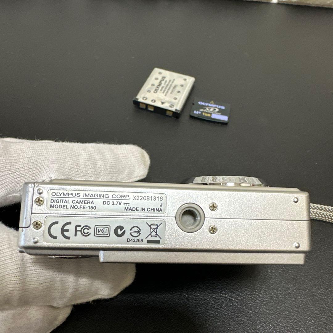 OLYMPUS FE-150 CAMEDIA 動作品　中古良品　xdカード付き