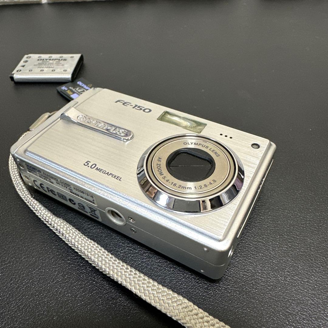 OLYMPUS FE-150 CAMEDIA 動作品　中古良品　xdカード付き