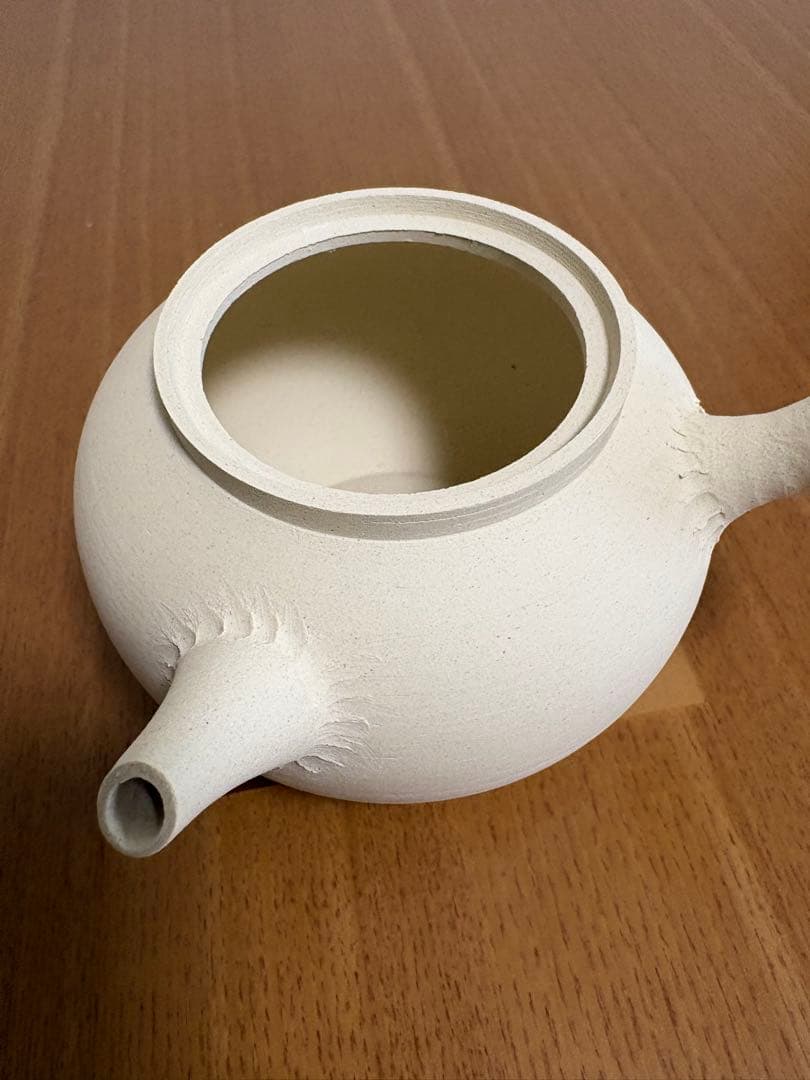 涼炉とボウフラのセット 白泥 煎茶道具