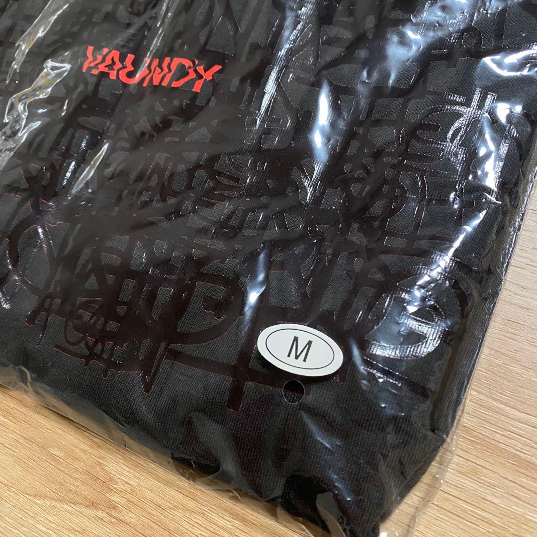 バウンディvaundyツアーグッズFUSION黒赤tシャツ　Mサイズ ブラック