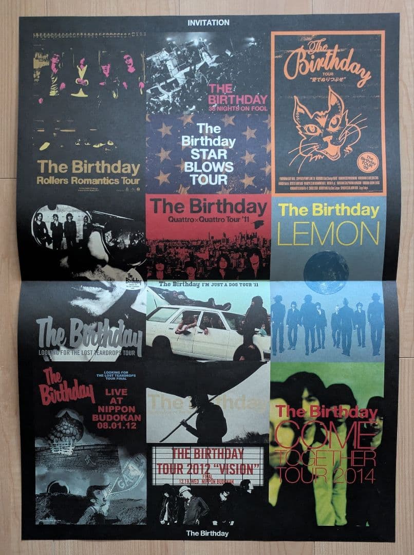 【The Birthday】GOLD TRASH　ツアータブロイド 2015レア