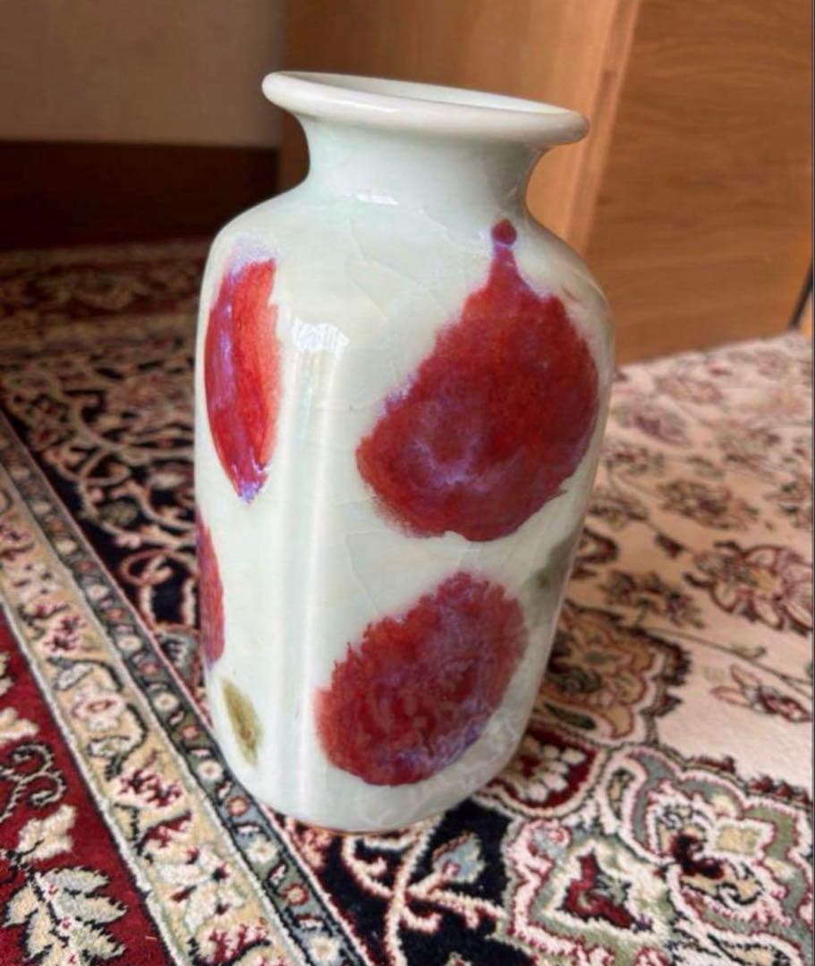 中国美しい　陶磁器 古美術　骨董品　美術　壺　花瓶　一輪挿し