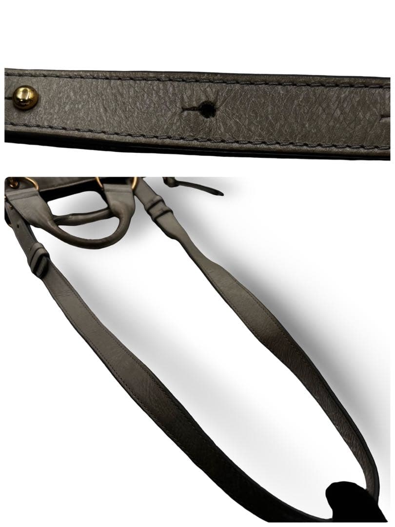 【ヴィンテージ】シーバイクロエ　2way ショルダーバッグ　ハンド　ロゴ金具