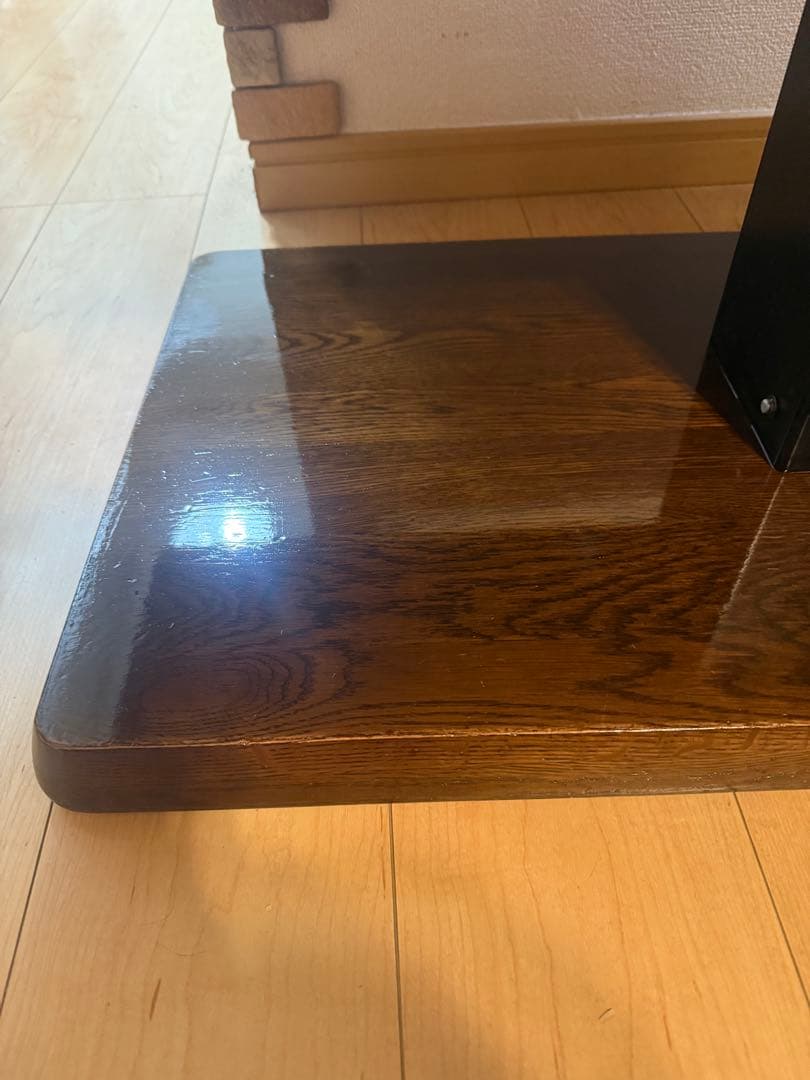 【美品即決のみ】IDC大塚家具ダークブラウン 木製 ダイニングテーブル